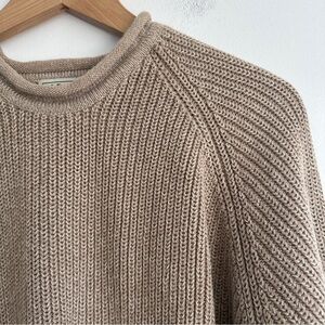L.L. Bean Beige Crewneck Sweater